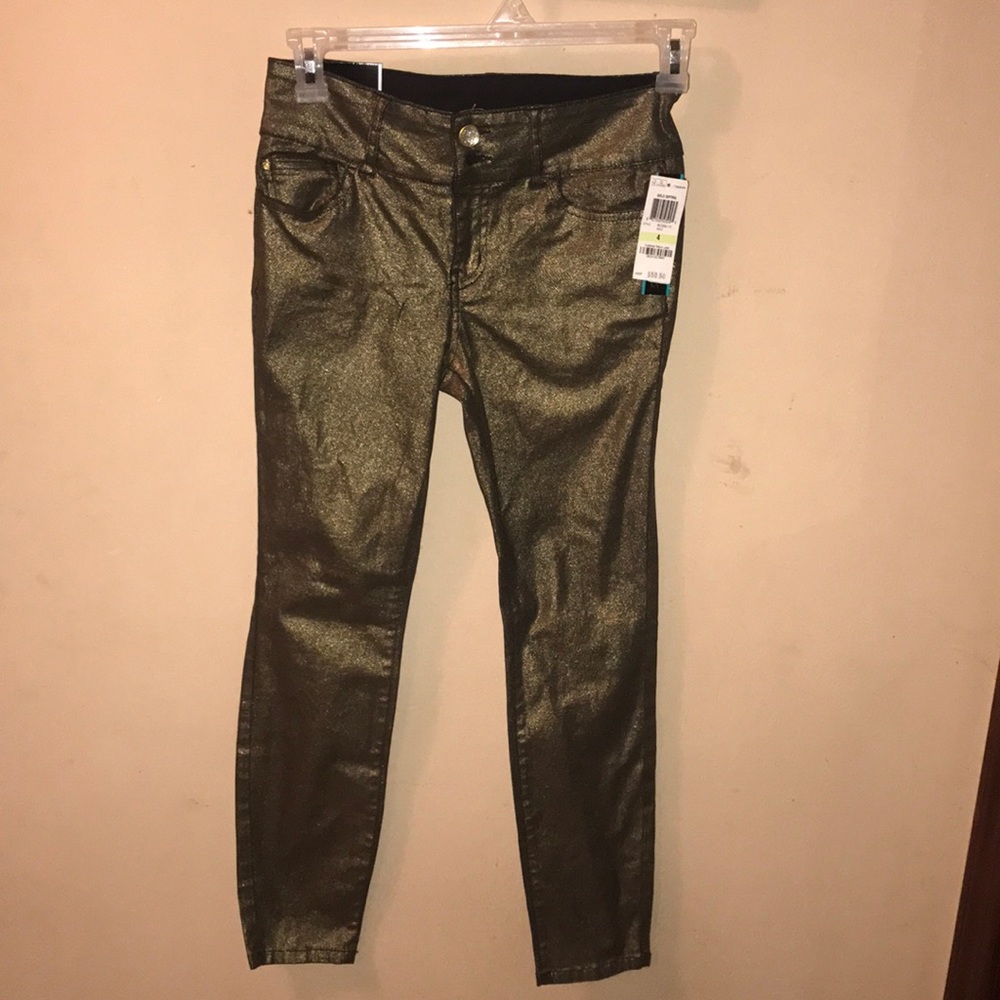 Gold jeans